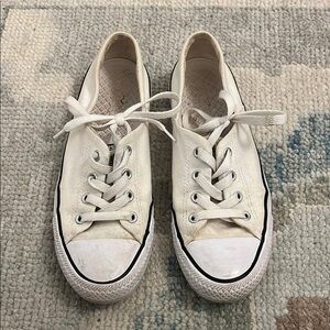 White Low-Top Sneakers